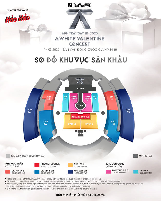 Concert Anh trai “Say hi” 2025 – A White Valentine: Vé Early Bird cháy sạch sau 40 phút - Ảnh 8.