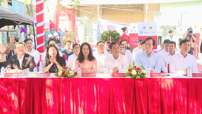 Lễ động thổ xây dựng Trường Tiểu học Bình Chuẩn 3 theo hình thức "chìa khóa trao tay" - Ảnh 3.