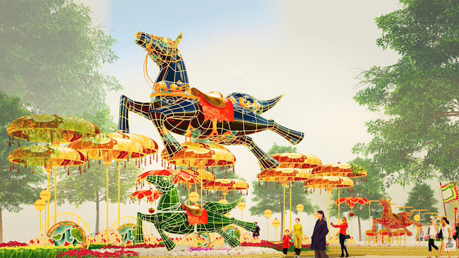 Bên trong xưởng linh vật cho Đường hoa Nguyễn Huệ - HTV Thành phố không ngủ - Ảnh 2.