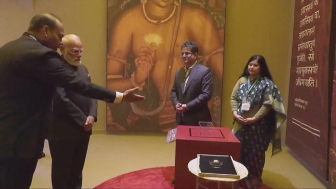 Ấn Độ khai mạc triển lãm về di sản thiêng liêng của Đức Phật - Ảnh 3.