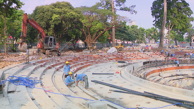 Công trình công cộng tại số 1 Lý Thái Tổ sẽ hoàn thành trước Tết Nguyên đán 2026 - Ảnh 2.