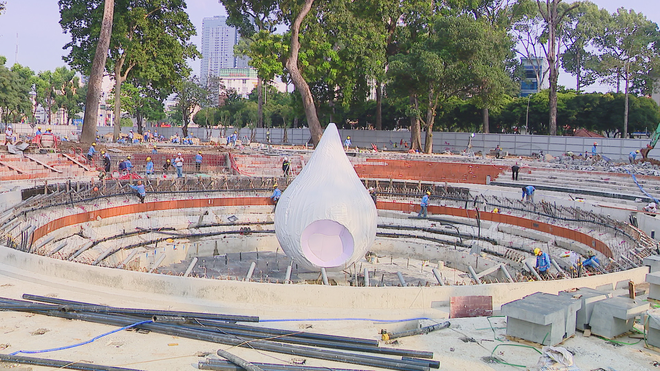 Công trình công cộng tại số 1 Lý Thái Tổ sẽ hoàn thành trước Tết Nguyên đán 2026 - Ảnh 3.