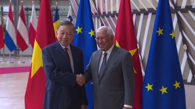 Tổng Bí thư, Chủ tịch nước Tô Lâm kết thúc tốt đẹp chuyến thăm EU và Vương quốc Bỉ | Thời sự HTV ngày 25/10/2026- Ảnh 1.