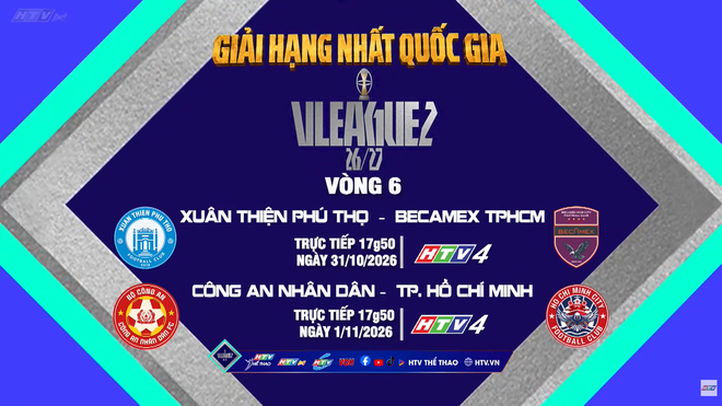 V-League 2 vòng 6: Hai trận đấu trực tiếp trên HTV4 - Ảnh 2.