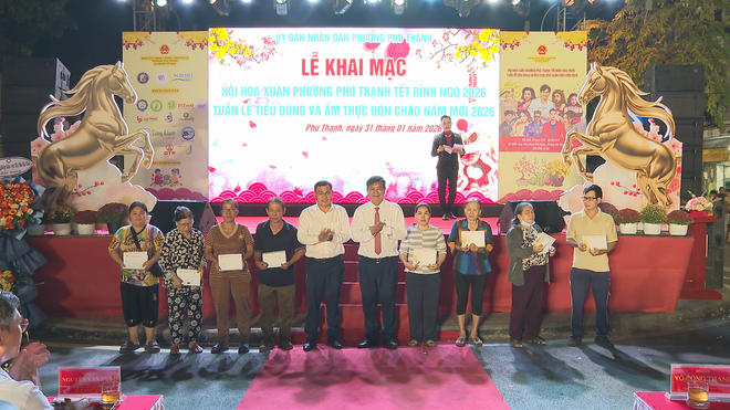 Khai mạc Hội hoa xuân phường Phú Thạnh Tết Bính Ngọ 2026 - Ảnh 2.