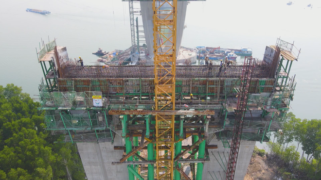 Đẩy nhanh tiến độ cầu Phước An, giảm tải áp lực cho "điểm nóng" Quốc lộ 51- Ảnh 4. Đẩy nhanh tiến độ cầu Phước An, giảm tải áp lực cho "điểm nóng" Quốc lộ 51- Ảnh 4.