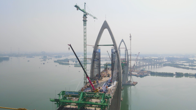 Đẩy nhanh tiến độ cầu Phước An, giảm tải áp lực cho "điểm nóng" Quốc lộ 51- Ảnh 3. Đẩy nhanh tiến độ cầu Phước An, giảm tải áp lực cho "điểm nóng" Quốc lộ 51- Ảnh 3.