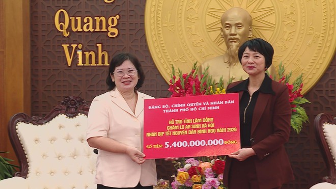 Lãnh đạo TP. Hồ Chí Minh thăm, chúc Tết, hỗ trợ Lâm Đồng chăm lo an sinh xã hội - Ảnh 2.