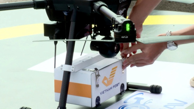 Khai trương tuyến vận chuyển bưu chính bằng UAV kết nối Cần Giờ – Vũng Tàu - Ảnh 2.