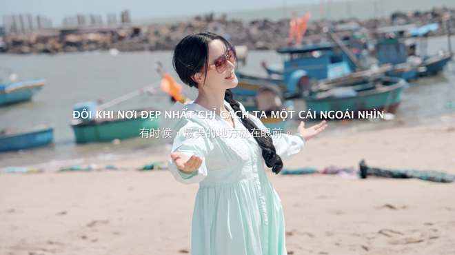 HTV - Hồ Nam: MV "Bài ca tôm cá" - Ca sĩ Trương Diễm Thuần (Trung Quốc) ft DTAP- Ảnh 1.