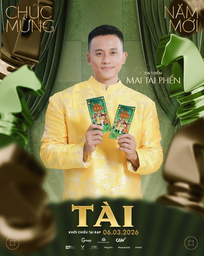 Mỹ Tâm, Mai Tài Phến cùng ê-kíp phim Tài diện áo dài rộn ràng chúc Tết - Ảnh 2.