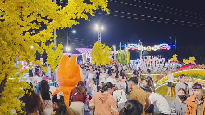 Đường hoa và đường sách Tết Bính Ngọ 2026 thu hút đông đảo người dân TP. Hồ Chí Minh- Ảnh 1.