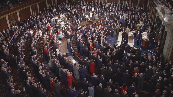 Ông Donald Trump đọc Thông điệp Liên bang 2026 - Ảnh 1.