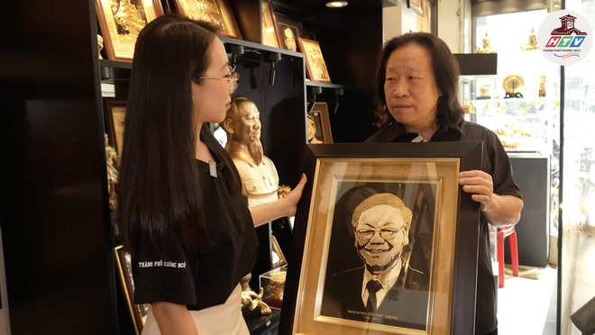 HTV Thành phố không ngủ: Vì sao nhiều người chọn tranh mạ vàng đầu năm? - Ảnh 6.