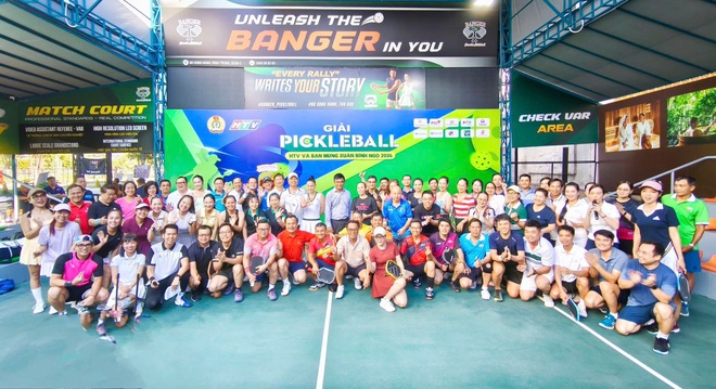 HTV sôi nổi chào Xuân Bính Ngọ với Giải Pickleball “HTV và Bạn” - Ảnh 1.