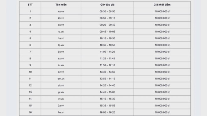 60 Giây ngày 28/2/2026 | Việt Nam lần đầu đấu giá 50 tên miền “.vn” hai ký tự - Ảnh 2.