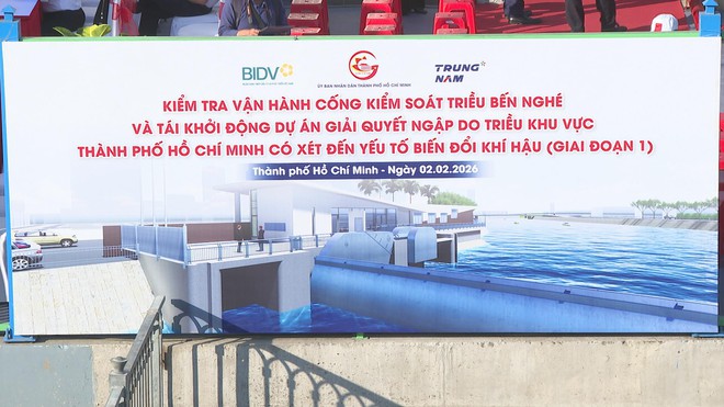 Dự án ngăn triều 10.000 tỷ đồng tại TP. Hồ Chí Minh được khởi động lại - Ảnh 1.