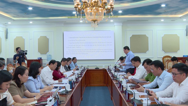 Phó Chủ tịch Thường trực HĐND TP. Hồ Chí Minh Nguyễn Văn Thọ kiểm tra công tác chuẩn bị bầu cử nhiệm kỳ 2026 - 2031- Ảnh 1.