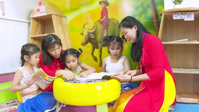 Chuyển đổi số bậc mầm non: Khi robot trở thành "trợ giảng"- Ảnh 1.