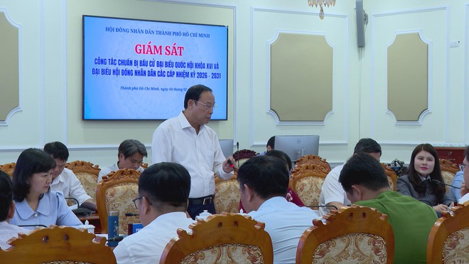 Phó Chủ tịch Thường trực HĐND TP. Hồ Chí Minh Nguyễn Văn Thọ kiểm tra công tác chuẩn bị bầu cử nhiệm kỳ 2026 - 2031- Ảnh 4.