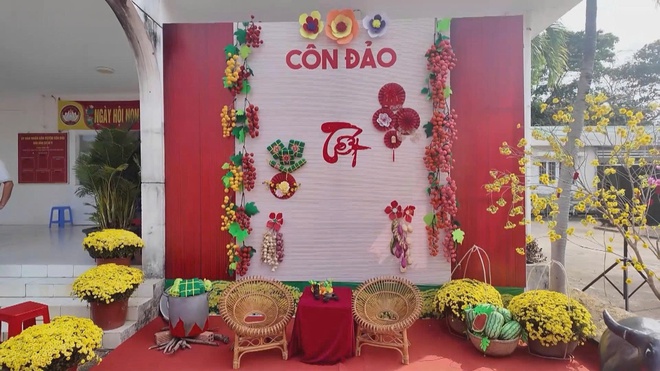 Ngày hội "Xuân đoàn kết - Tết nghĩa tình" tại Côn Đảo- Ảnh 1.