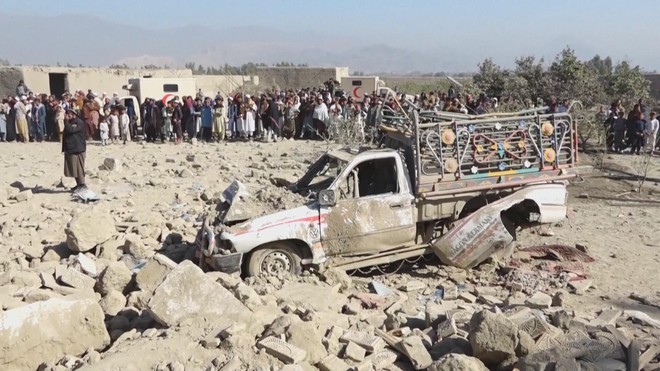 Tân Hoa Xã: Pakistan không kích thủ đô Afghanistan- Ảnh 1. Tân Hoa Xã: Pakistan không kích thủ đô Afghanistan- Ảnh 1.