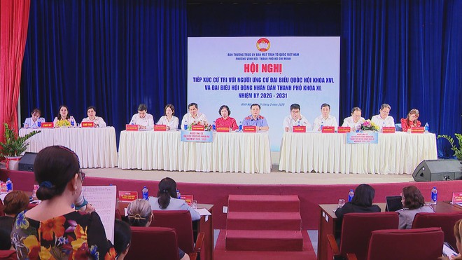 Tổ đại biểu Quốc hội đơn vị số 7 và tổ đại biểu HĐND đơn vị số 18 tiếp xúc cử tri phường Vĩnh Hội, TP. Hồ Chí Minh - Ảnh 2.