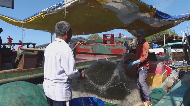 Nhiều tàu cá nằm bờ vì giá nhiên liệu tăng cao - Ảnh 3.