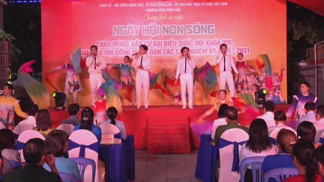 Phường Bình Hưng Hòa lan tỏa khí thế ngày hội non sông - Ảnh 2.