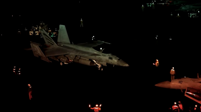 Mỹ bác bỏ thông tin tàu sân bay bị vô hiệu hóa - Ảnh 1.