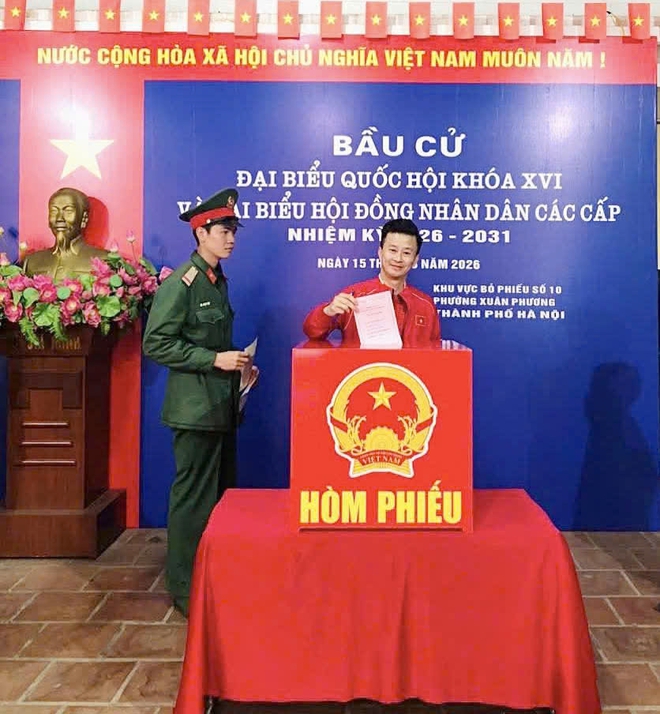 Hàng trăm HLV, VĐV tham gia bầu cử Đại biểu Quốc hội khóa XVI và HĐND các cấp nhiệm kỳ 2026–2031 - Ảnh 9.