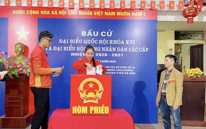 Hàng trăm HLV, VĐV tham gia bầu cử Đại biểu Quốc hội khóa XVI và HĐND các cấp nhiệm kỳ 2026–2031 - Ảnh 10.