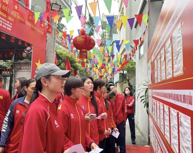 Hàng trăm HLV, VĐV tham gia bầu cử Đại biểu Quốc hội khóa XVI và HĐND các cấp nhiệm kỳ 2026–2031 - Ảnh 11.