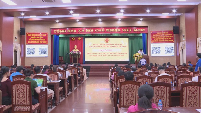 Hội nghị tuyên truyền chính sách thuế cho hộ, cá nhân kinh doanh - Ảnh 1.