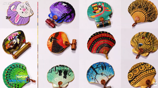 Tạp chí văn nghệ: Họa sĩ La Như Long và những sáng tạo từ vỏ sò - Ảnh 2.