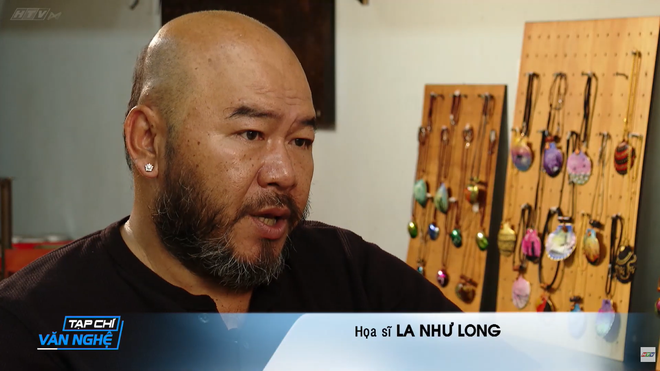 Tạp chí văn nghệ: Họa sĩ La Như Long và những sáng tạo từ vỏ sò - Ảnh 1.