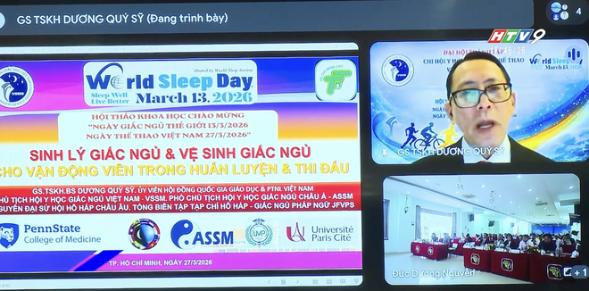 Hội thảo Y học giấc ngủ và thể thao: Nhấn mạnh vai trò phục hồi của VĐV - Ảnh 1.