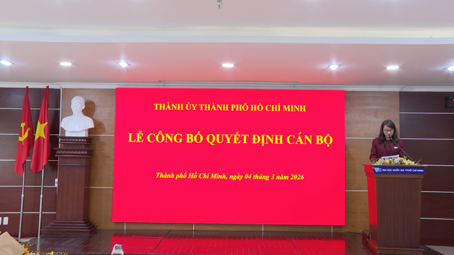 Giám đốc ĐHQG TP. Hồ Chí Minh Nguyễn Thị Thanh Mai giữ chức Bí thư Đảng ủy nhiệm kỳ 2025 - 2030 - Ảnh 3.