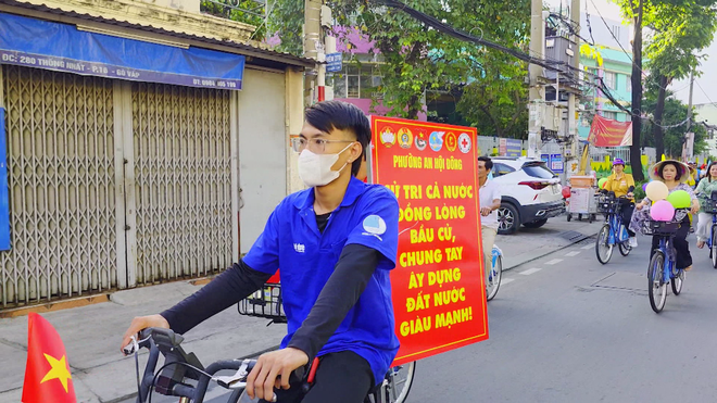 Phường An Hội Đông tuyên truyền bầu cử - Ảnh 3.