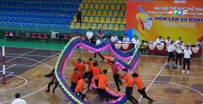 Lân sư rồng lần đầu tiên tranh tài chính thức tại Đại hội TDTT TP. Hồ Chí Minh - Ảnh 2.