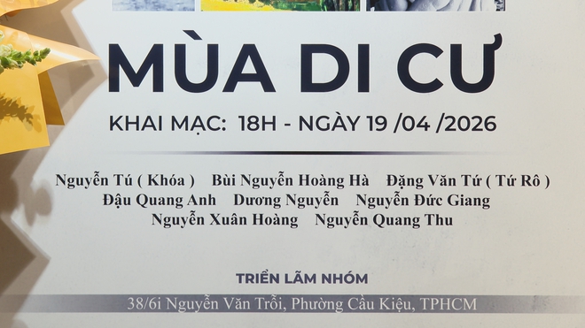 Triển lãm "Mùa Di Cư": Hành trình mang nghệ thuật độc đáo "Nam tiến" nhân đại lễ 30/4 - Ảnh 1.