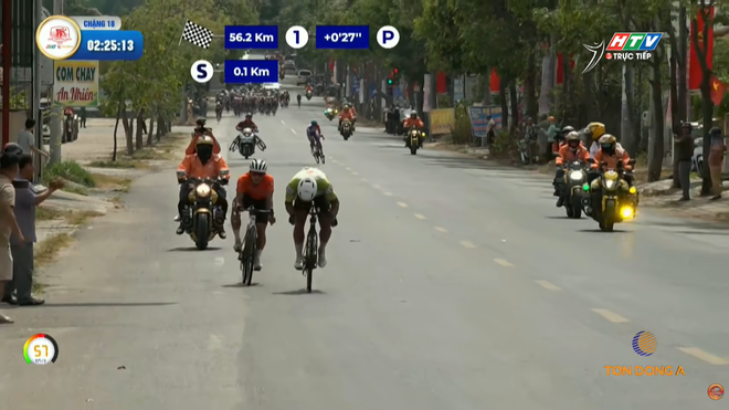 "Lão tướng" Trịnh Đức Tâm về nhất sprint 2 tại Hồ Tràm | Chặng 18 Cúp Truyền hình 2026- Ảnh 2.