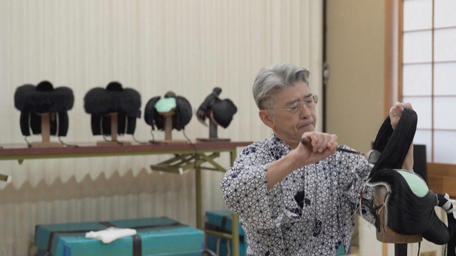 Tóc giả: Đặc trưng của nghệ thuật kịch Kabuki Nhật Bản - Ảnh 1.