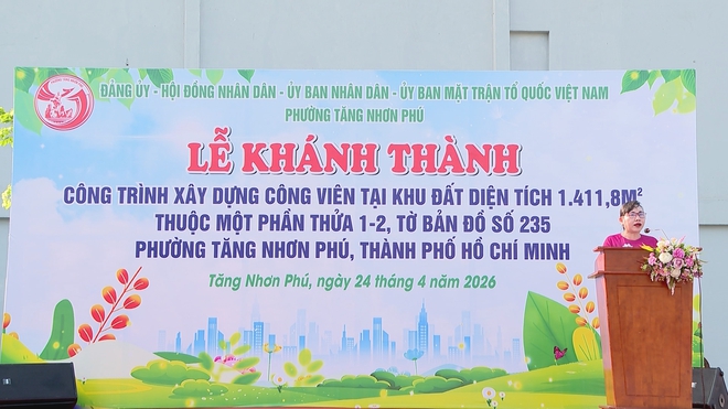 Khánh thành công viên phường Tăng Nhơn Phú- Ảnh 2.
