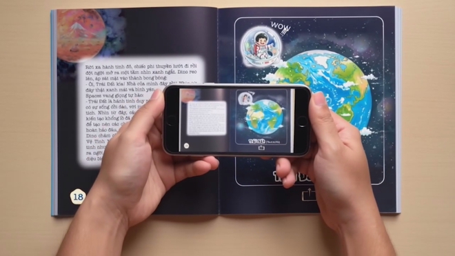 SHCT: Biến trang sách thành thế giới 3D sống động nhờ công nghệ AR - Ảnh 2.