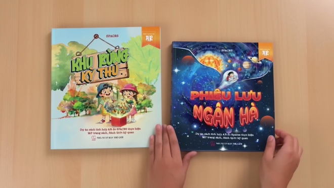 SHCT: Biến trang sách thành thế giới 3D sống động nhờ công nghệ AR - Ảnh 1.