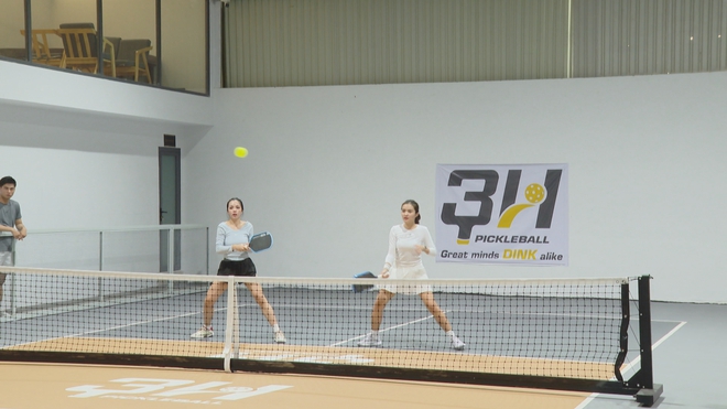 Sôi nổi giải Pickleball "Mỹ nhân đại chiến" - Ảnh 3.
