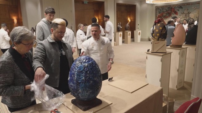 Nhiều sản phẩm ấn tượng ở triển lãm Chocolate Lễ Phục Sinh tại Bỉ - Ảnh 1.