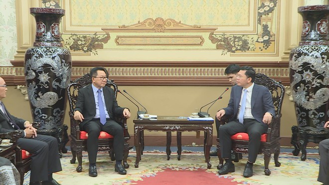 Phó Chủ tịch UBND TP. Hồ Chí Minh tiếp Bộ trưởng Bộ Nông nghiệp và Môi trường Lào - Ảnh 1.