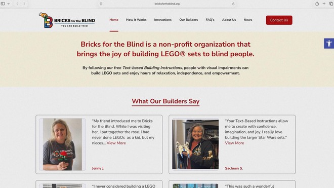 Lego cho người khiếm thị - Ảnh 4.